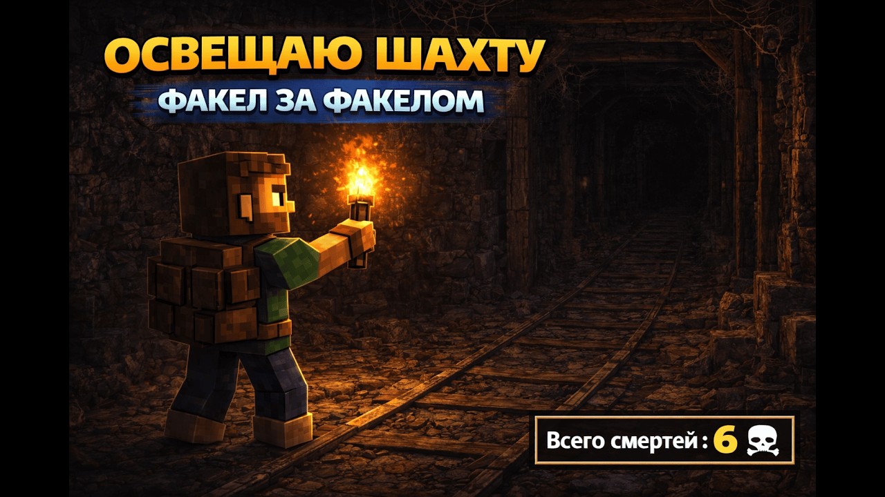 Освещаю заброшенную шахту | Let’s Play #15