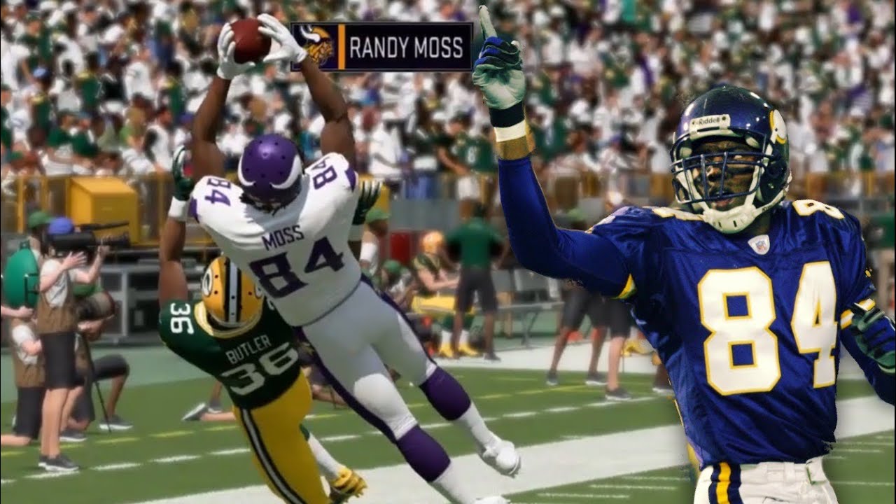 RANDY MOSS MADDEN 20 BEST CATCHES COMPILATION!! MOSSED X FACTOR!
