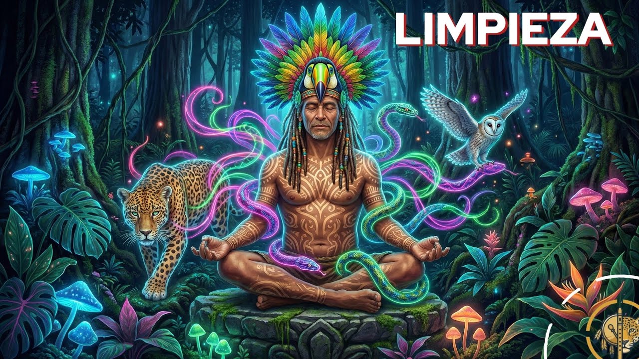 MÚSICA CHAMÁNICA: Elimina Toda Energía Negativa y Bloqueos Mentales | Sanación del Aura (432Hz)