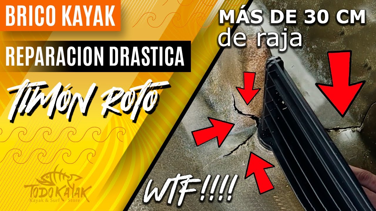 Reparar raja de kayak - ¿Cómo reparar un kayak?