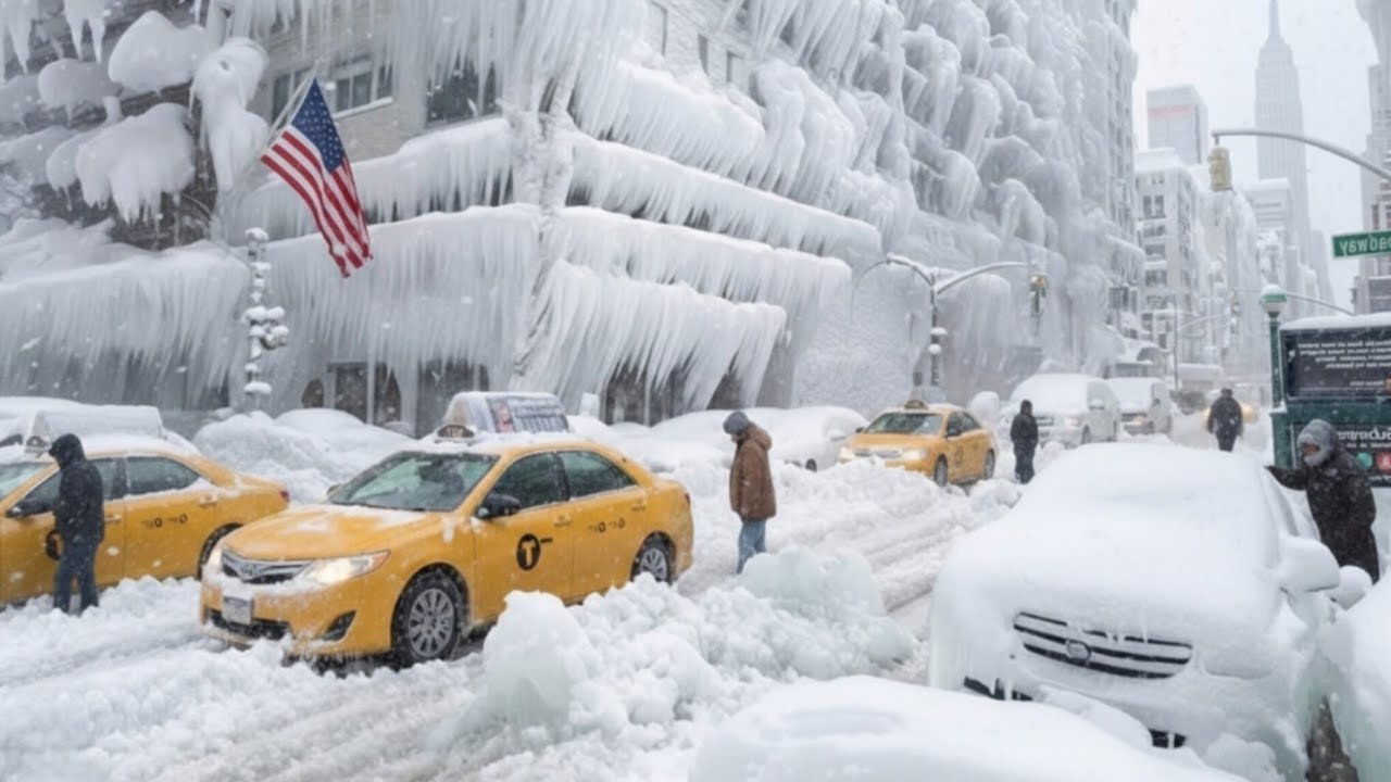 Blizzard Chaos in New York & NJ! Historic Snowstorm Buried cities, Roads & Led to Power Outages!