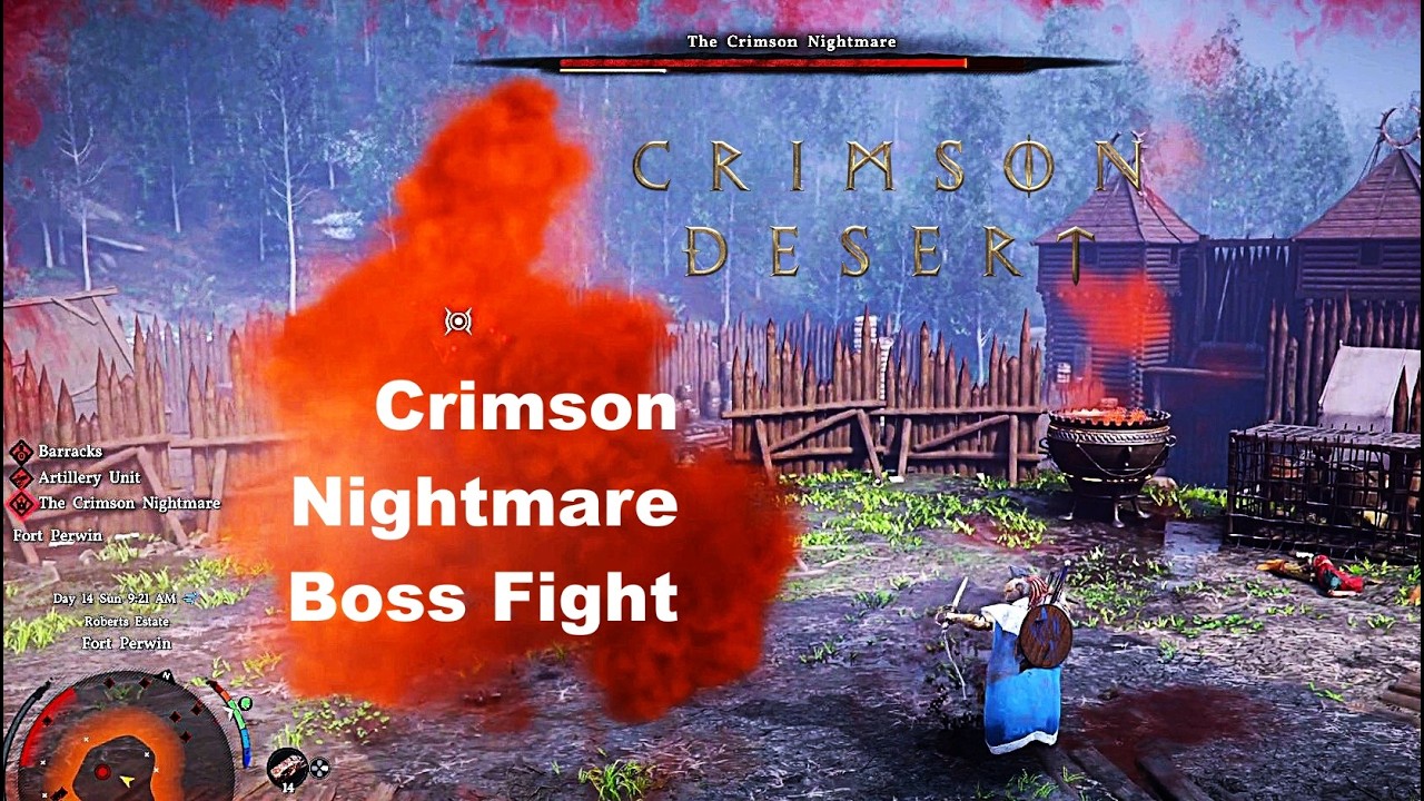 Crimson Desert: How to Defeat Crimson Nightmare Boss Fight. Fastest / Easiest / Cheese-iest Method.