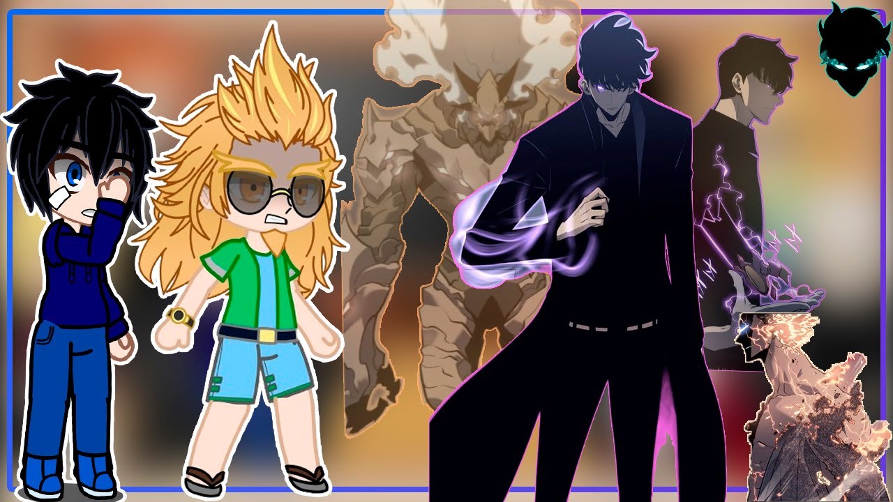 Solo Leveling reacts to Sung Jin-Woo (5) || Solo Leveling || Gacha React