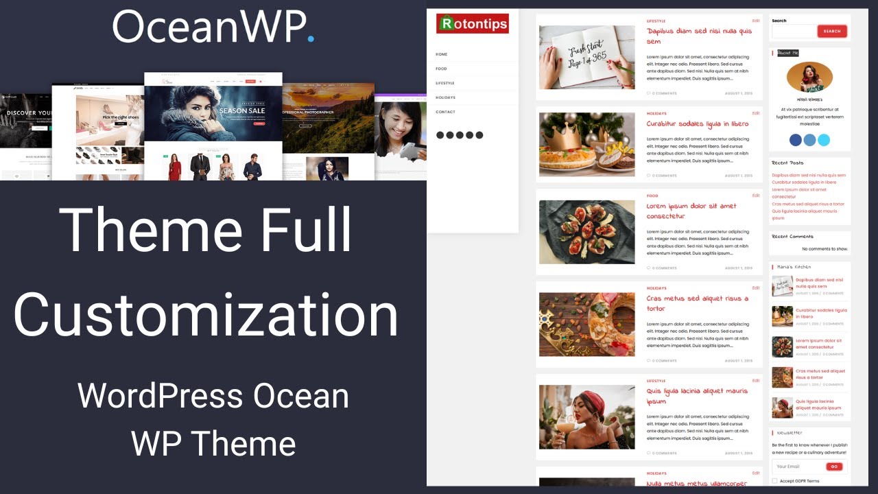 OceanWP Theme Customization Complete Tutorial | OceanWP Theme for Beginners