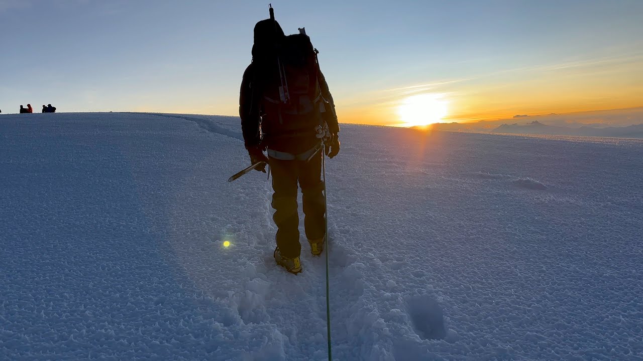 Climb Chimborazo  6264m the highest (?) Mountain in the world Ecuador