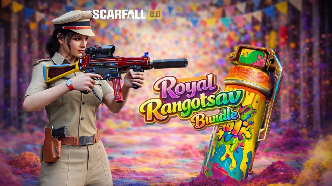 New Holi Event Coming Soon? 😱 ScarFall 2.0 Live Gameplay India