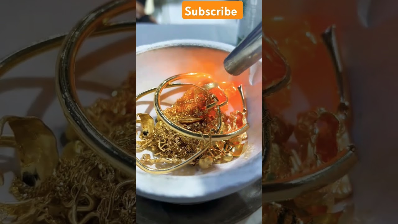 Gold Melting Process &ndash; Transforming Scrap into Pure Gold