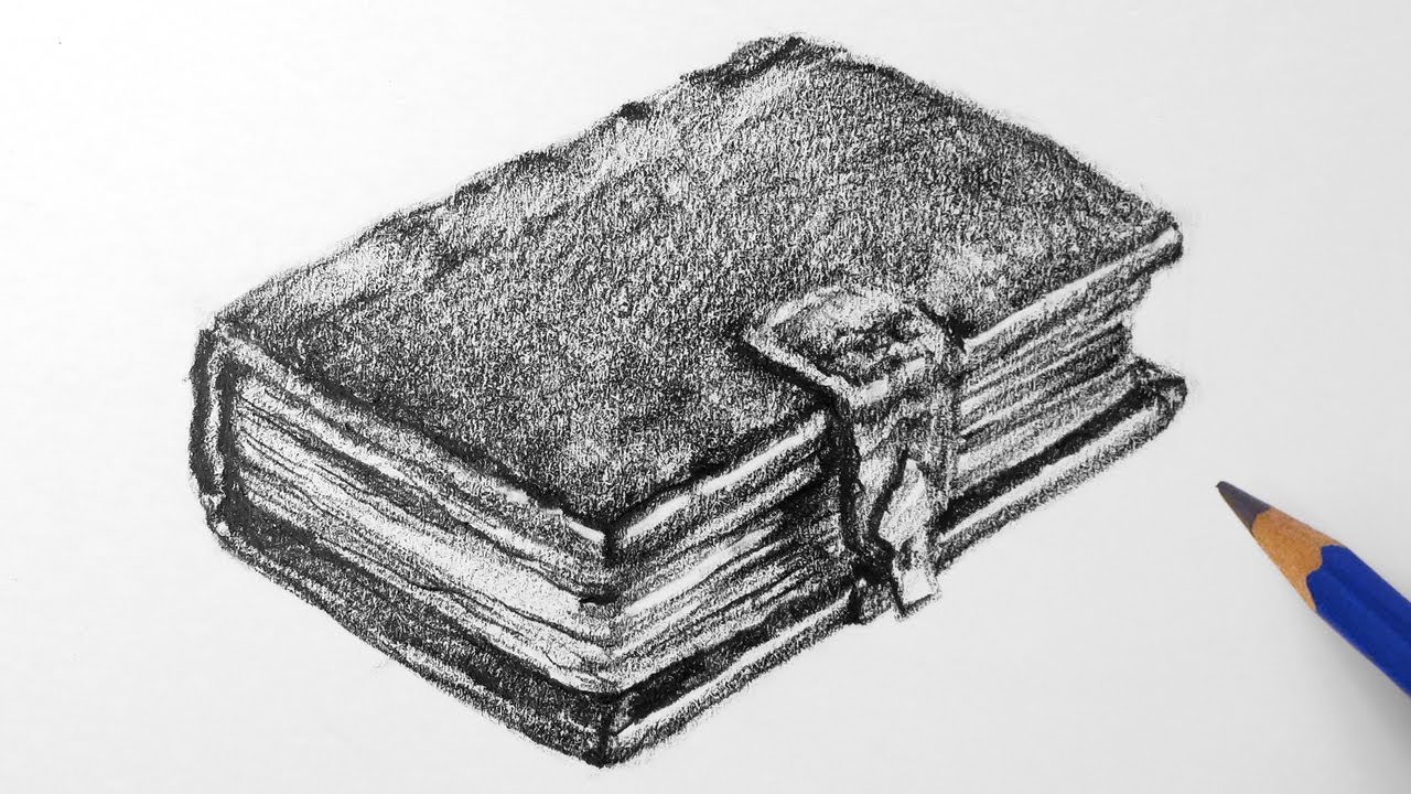 Drawing and Shading an Antique Book