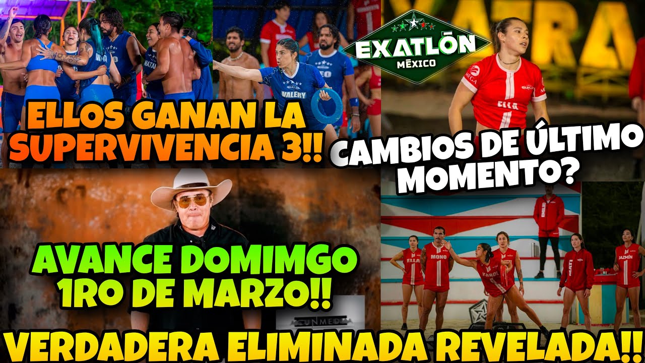 AVANCE DOMINGO 1ro DE MARZO🔥CAMBIOS DE ÚLTIMO MOMENTO, VERDADERA ELIMINADA REVELADA!! 