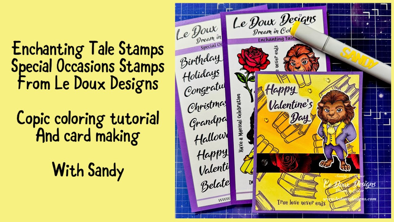 How about a Valentine's card with the Enchanting Tale stamp set? Come join me....