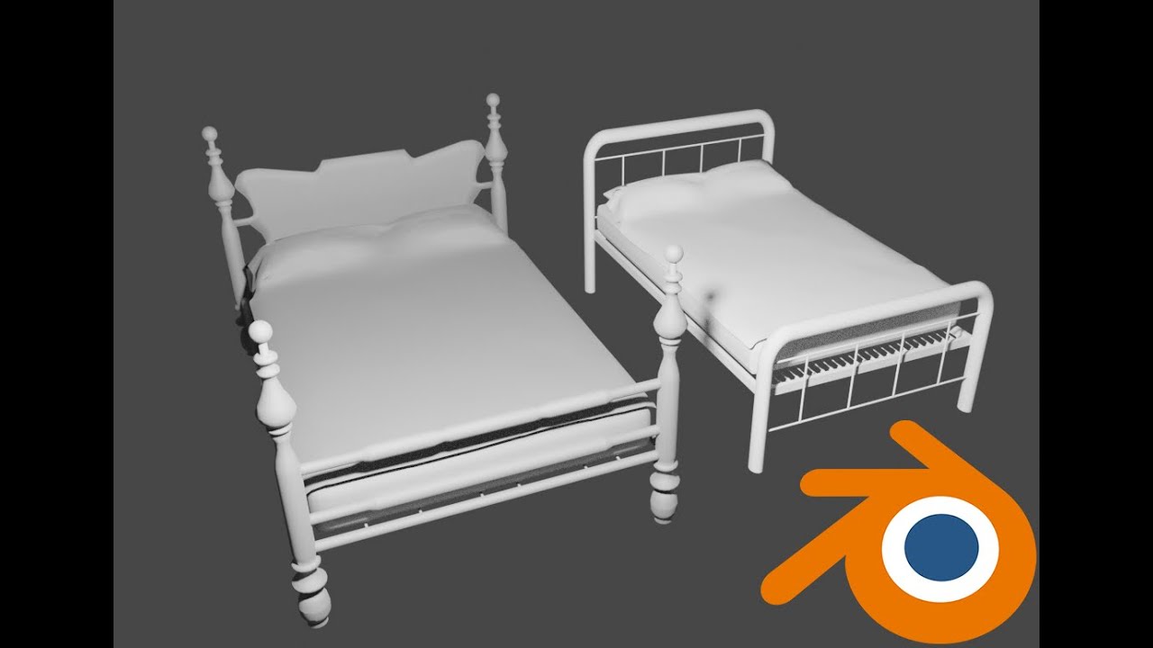 Blender Victorian Beds