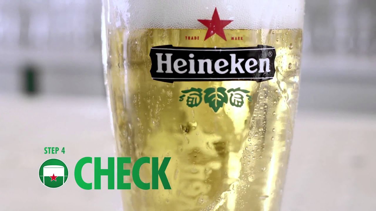 Heineken Star Serve Pouring Ritual