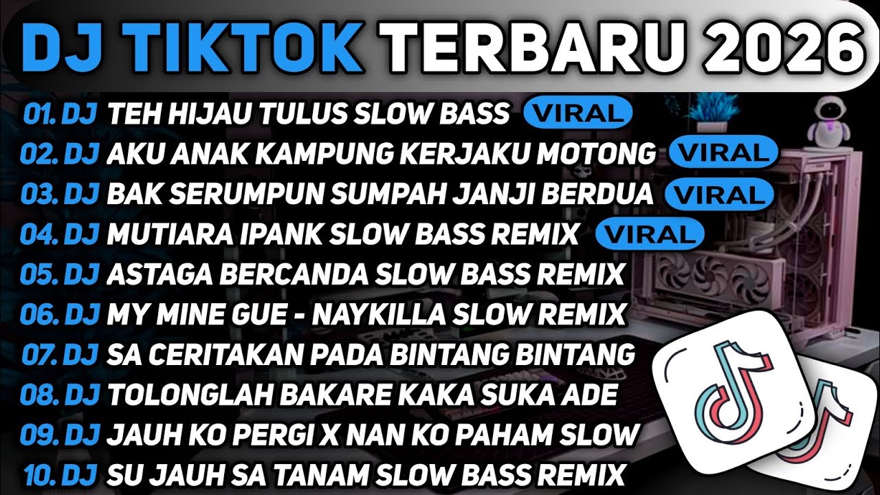 DJ TIKTOK TERBARU 2026🎵DJ TEH HIJAU TULUS 🎵DJ AKU ANAK KAMPUNG KERJAKU KERJA MOTONG FULL ALBUM