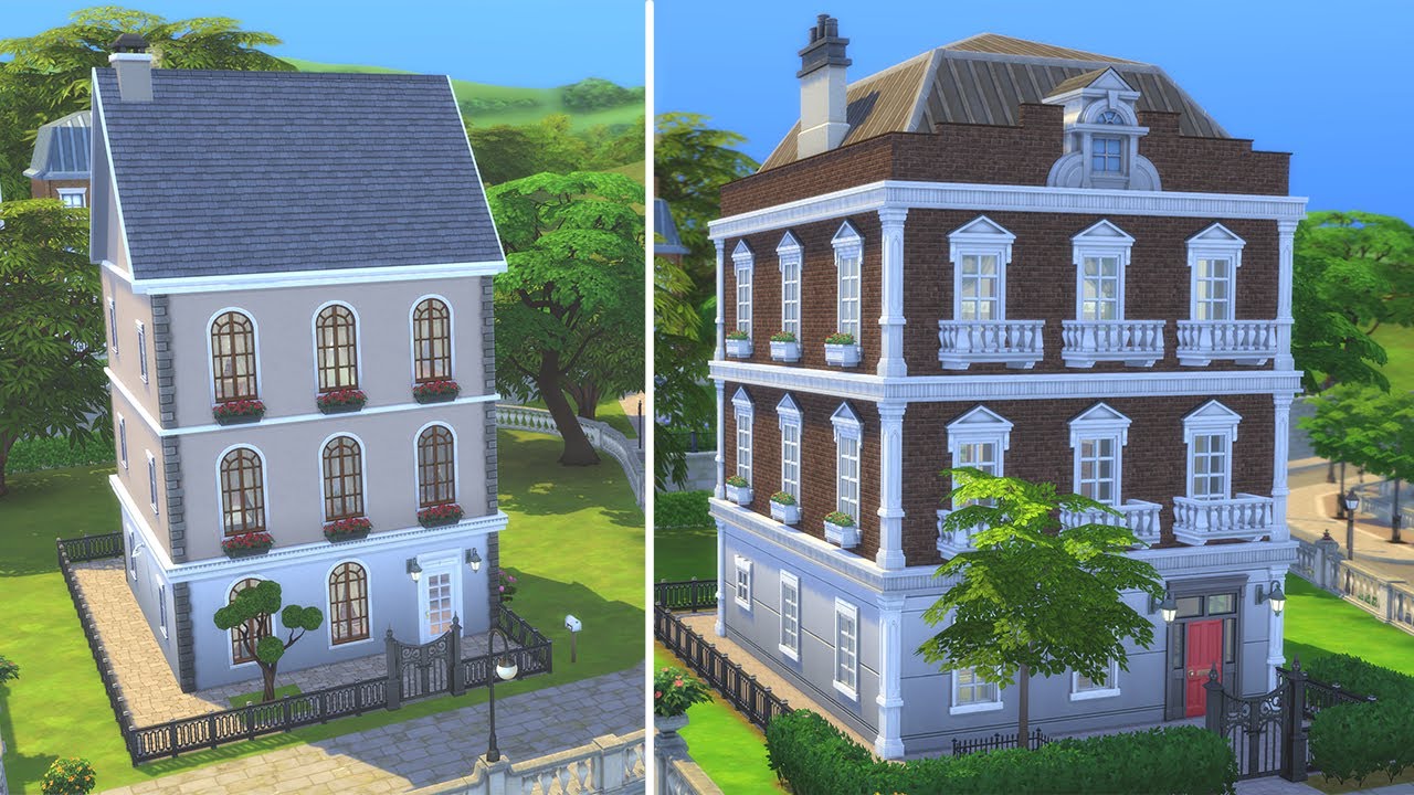 Can I make an EA house less ugly..? | The Sims 4