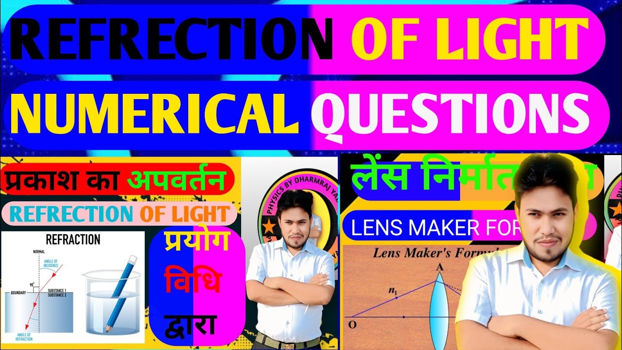 #Refrection of light Numerical Questions physics by dharmraj yadav Class 12th Bihar board 2026#