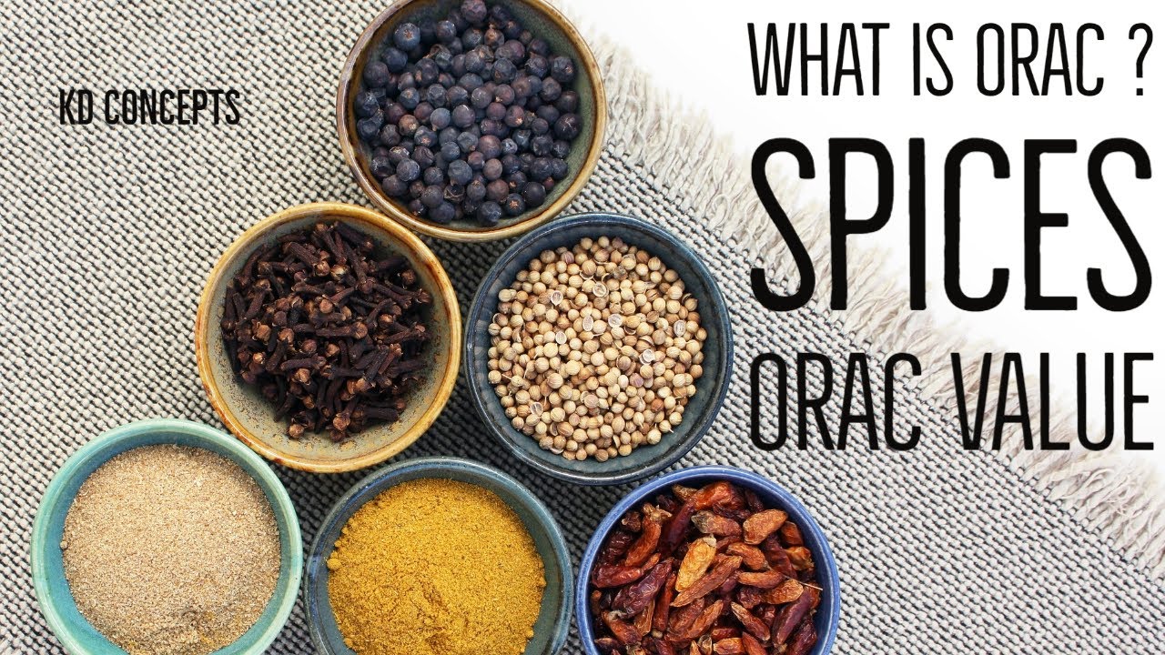 What is ORAC ? Why spices are important for our Life? Some Spices ORAC Value listed