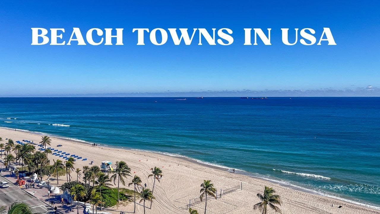 7 Best Beach Towns in the USA 🌴 (Breathtaking 4K Travel Guide)