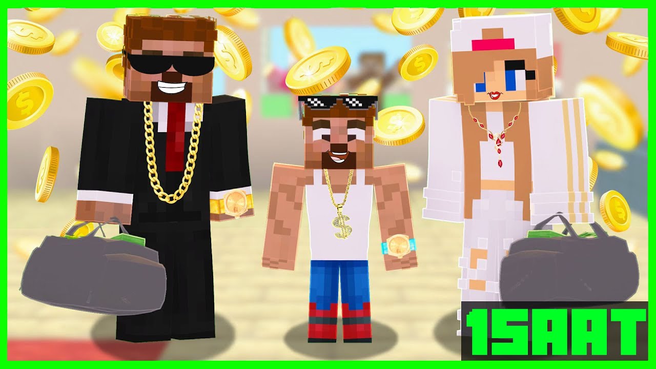FAKİR VE AİLESİ ZENGİN OLDU FİLMİ! 😱 - Minecraft ZENGİN FAKİR HAYATI