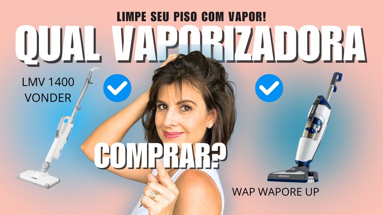 LIMPE SEU PISO COM VAPORIZADOR DE PISO (limpador a vapor LMV 1400 Vonder) É MAIS BARATO E HIGIENIZA!