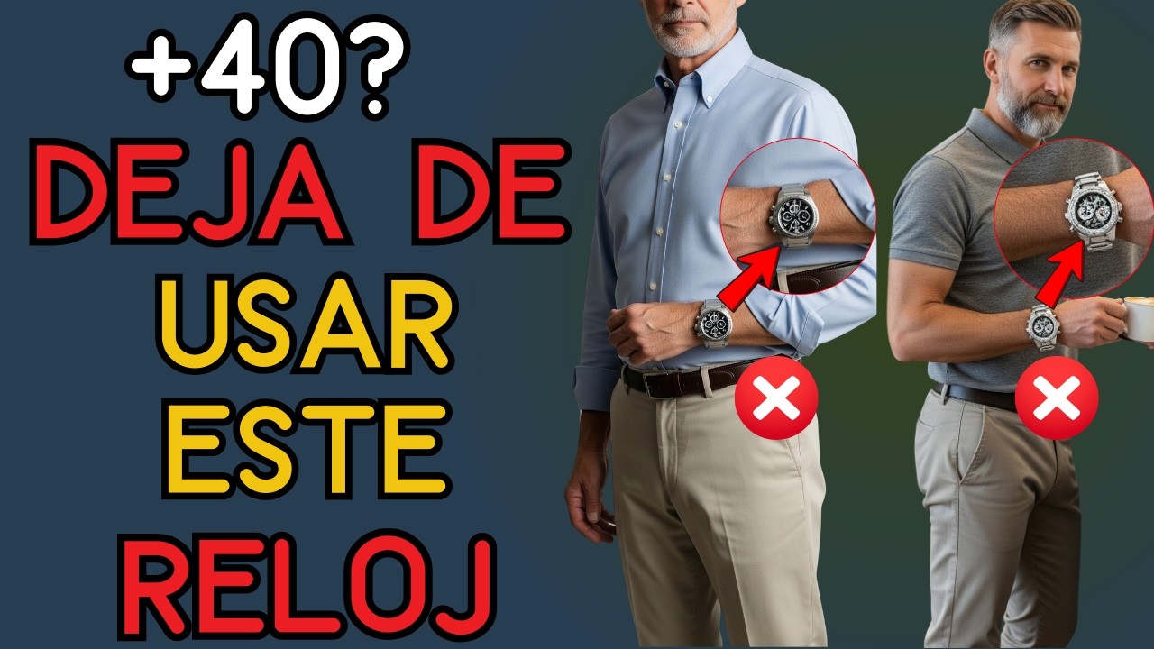 10 Errores con el Reloj que Envejecen tu Estilo (y Cómo Corregirlos) | Moda Hombres 40+