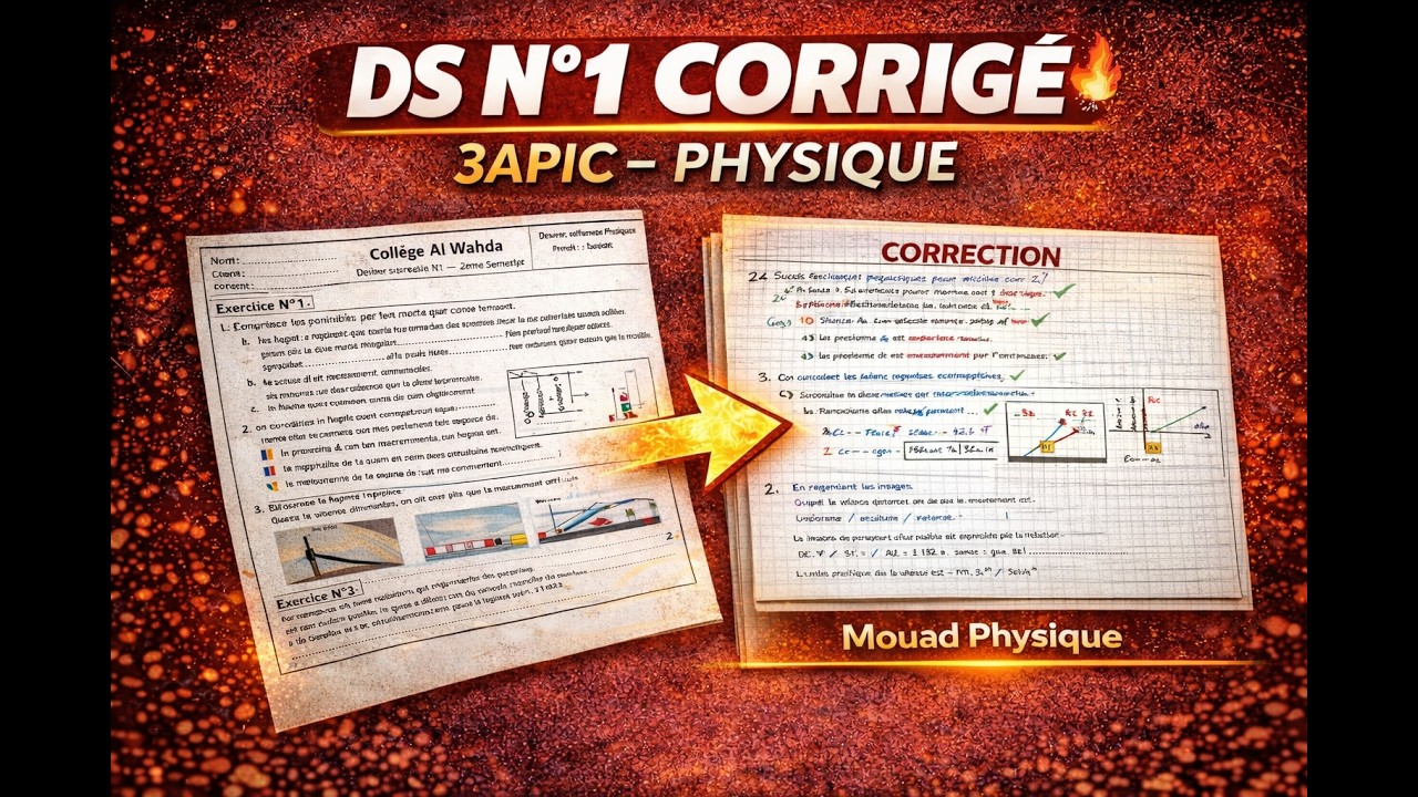 3APIC 🔥 Modèle 3– Contrôle 1 Semestre 2 avec correction complète