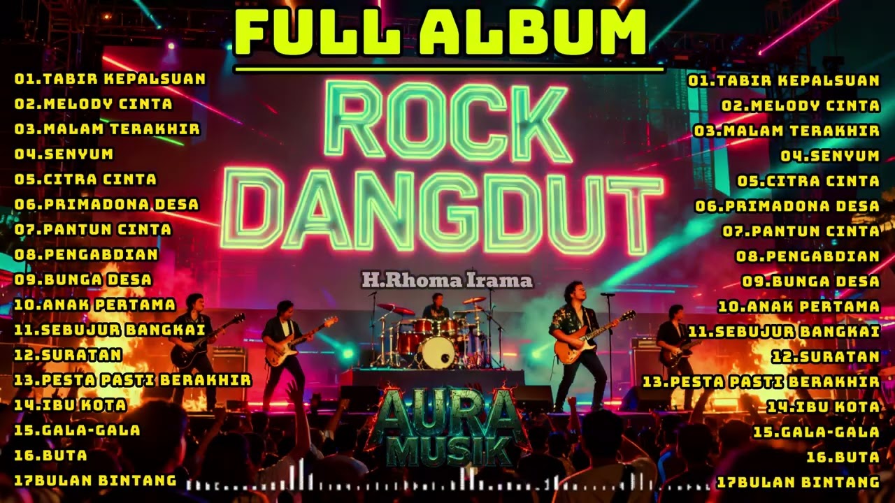 FULL ALBUM ROCK DANGDUT PALING DICARI - H.RHOMA IRAMA || COVER ROCK VERSION