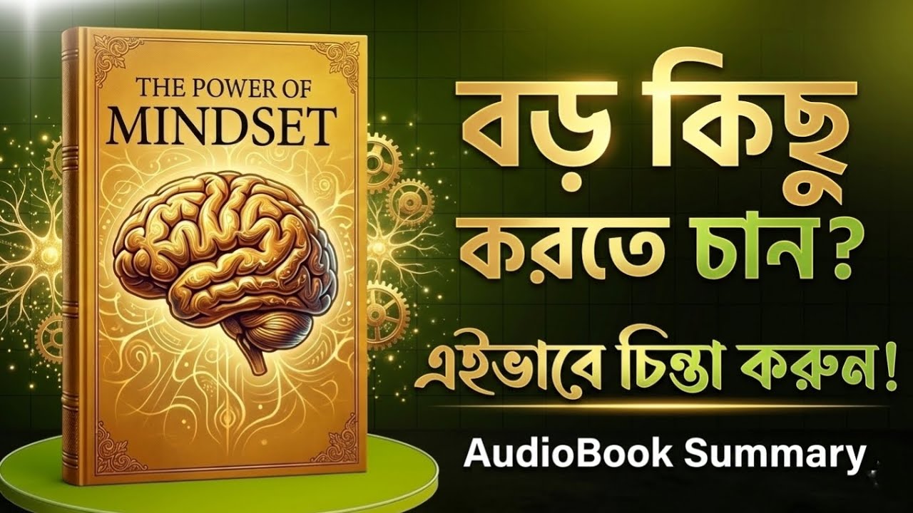 বড় কিছু করতে হলে, এভাবে চিন্তা করুন! Power of Mindset! AudioBook Summary 