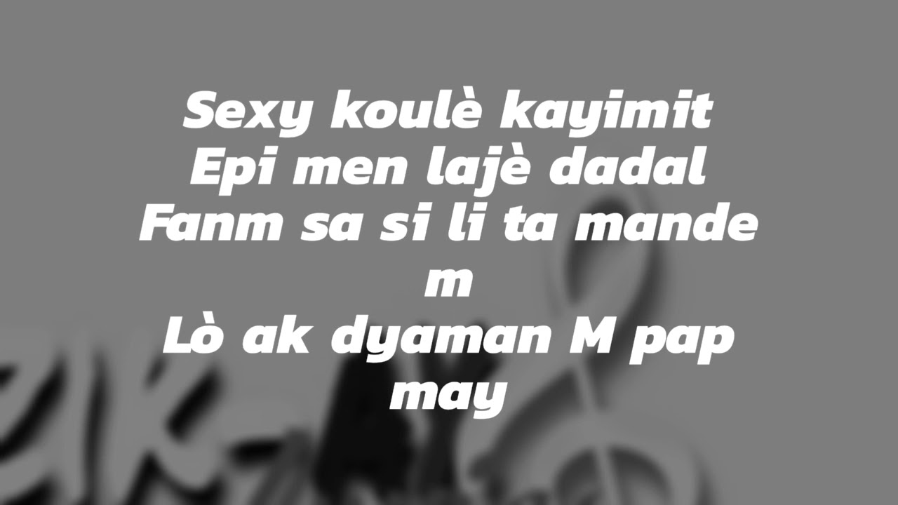 Gen Bagay - Yani Martelly x Kenny (Video Lyrics)