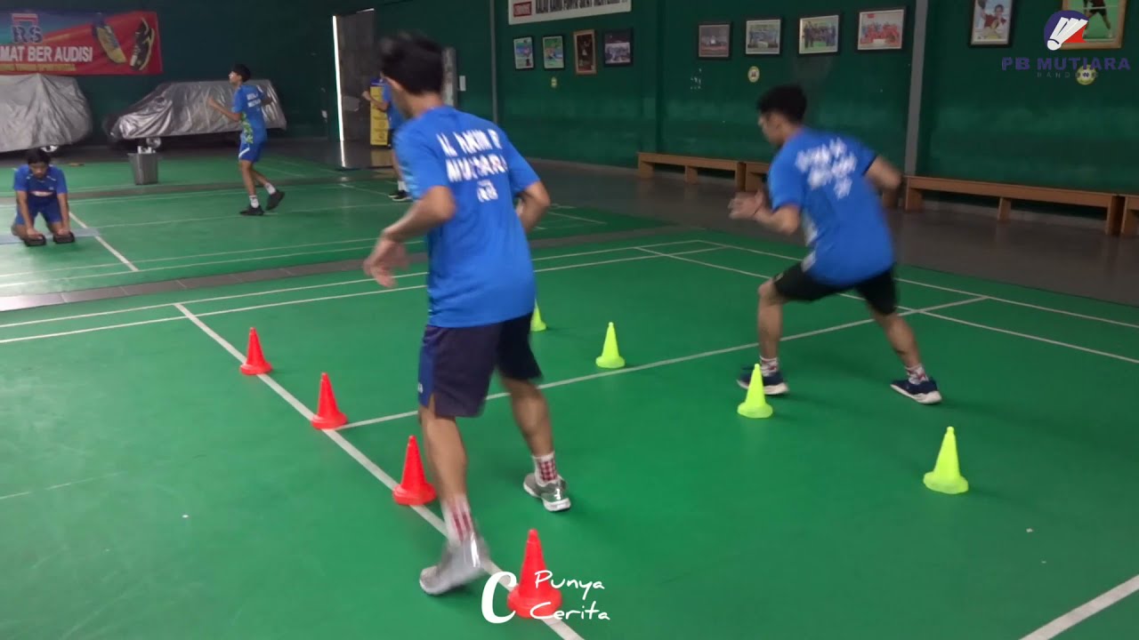Circuit training tunggal dan ganda putra Pb Mutiara
