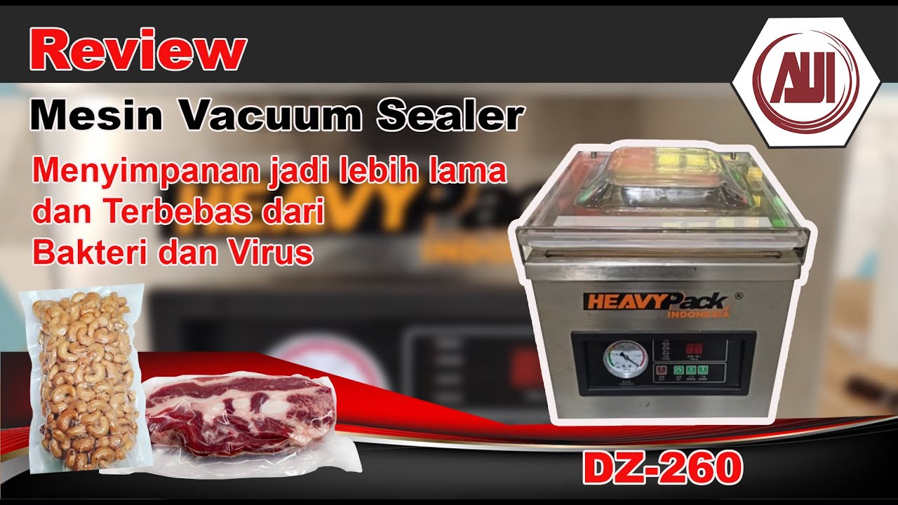 Review Mesin Vacuum Sealer DZ-260 | Mesin Pengemas Makanan kedap udara | Vacuum dan Sealing