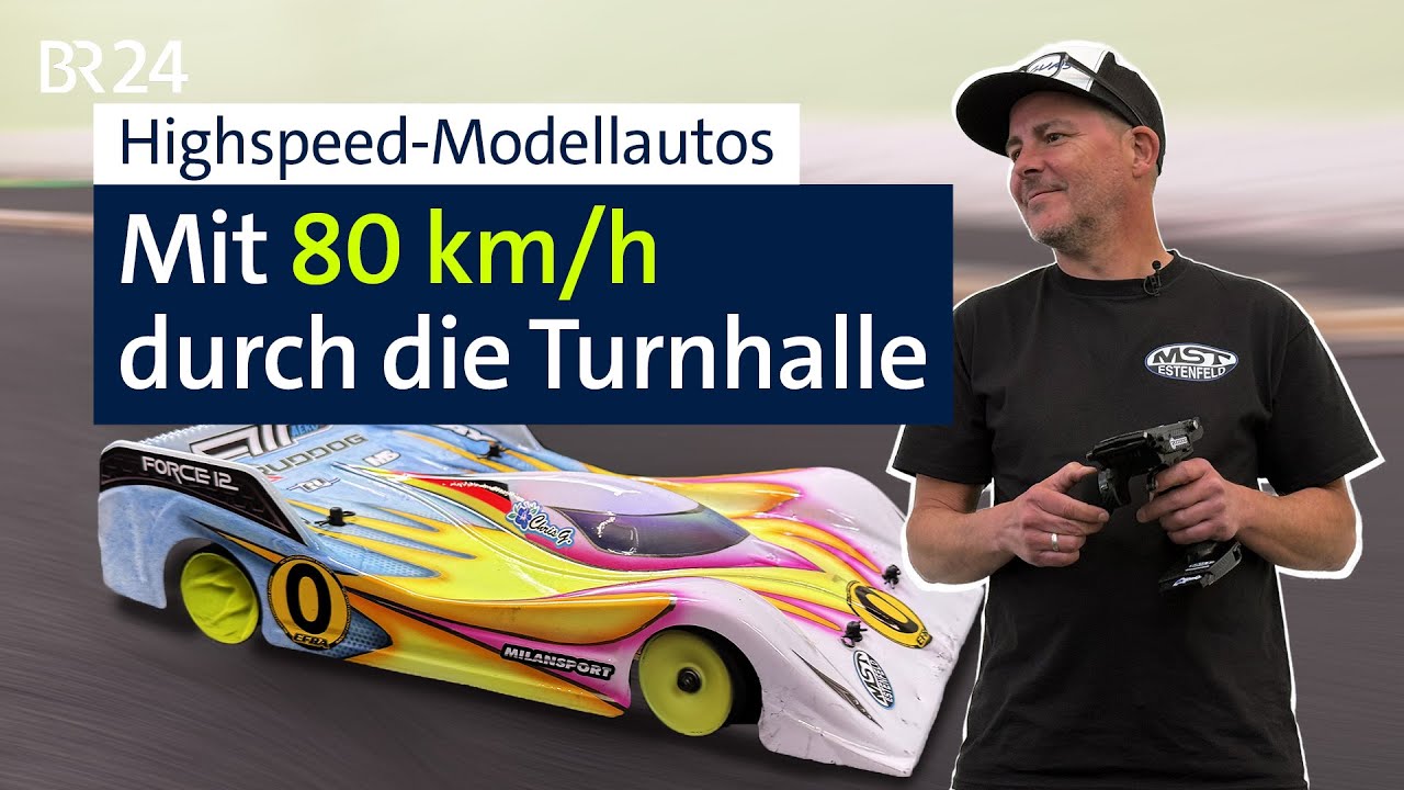 Mini-Motoren, Maxi-Spannung: Deutsche Meisterschaft im Modellrennsport in Estenfeld I BR24 vor Ort