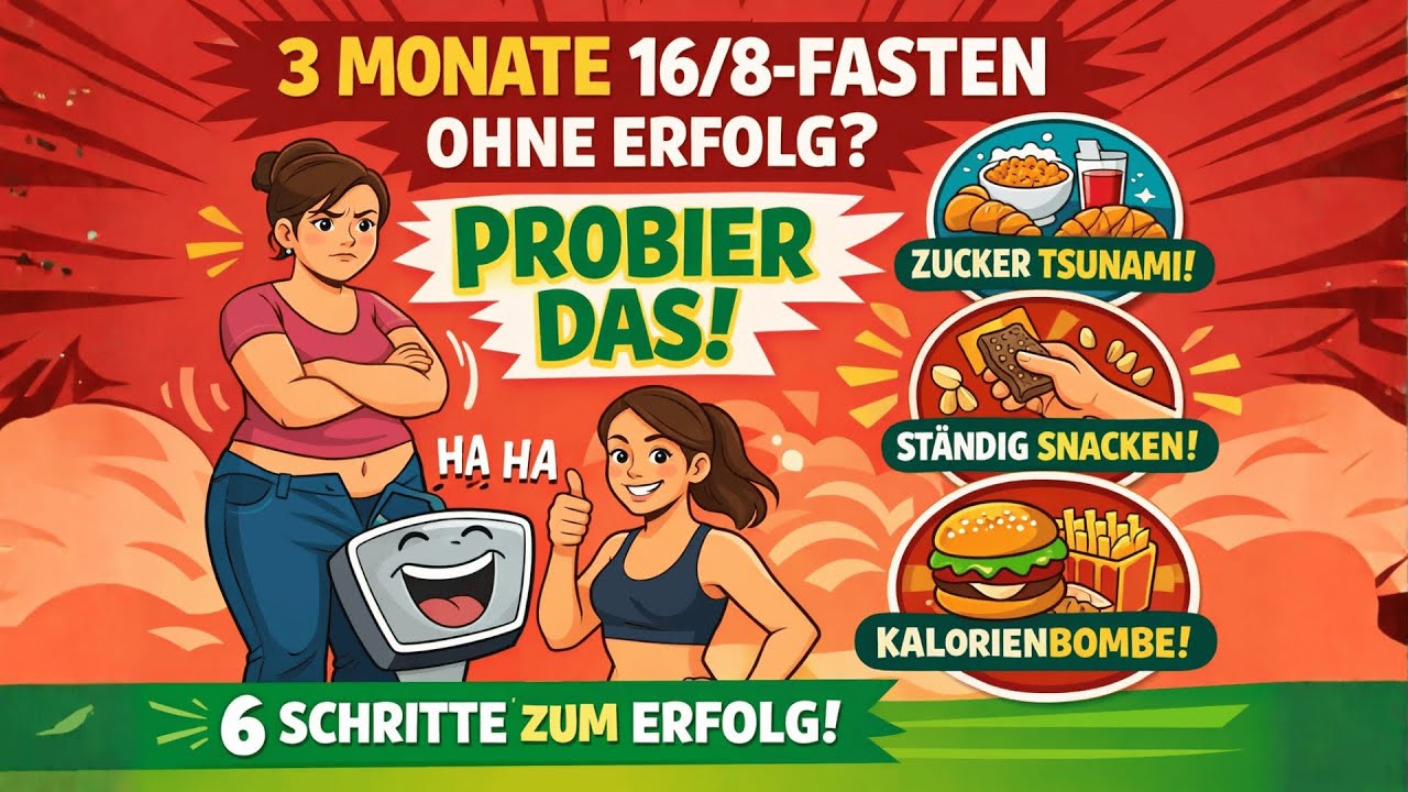 3 Monate 16/8-Fasten ohne Gewichtsverlust? Probier DAS hier!