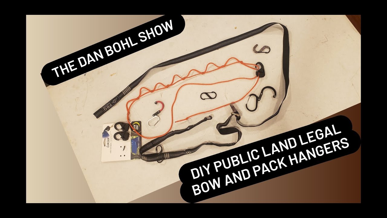 DIY PUBLIC LAND LEGAL BOW HANGER
