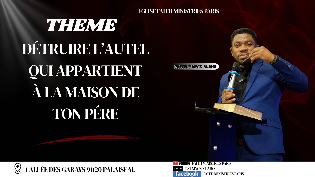 Thème :Détruire l’autel qui Appartient à la maison de ton pére
