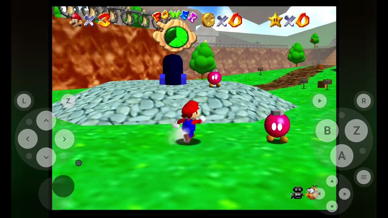 (SEIZURE WARNING) Super Mario 64 (Chaotic Verision) (1st play)