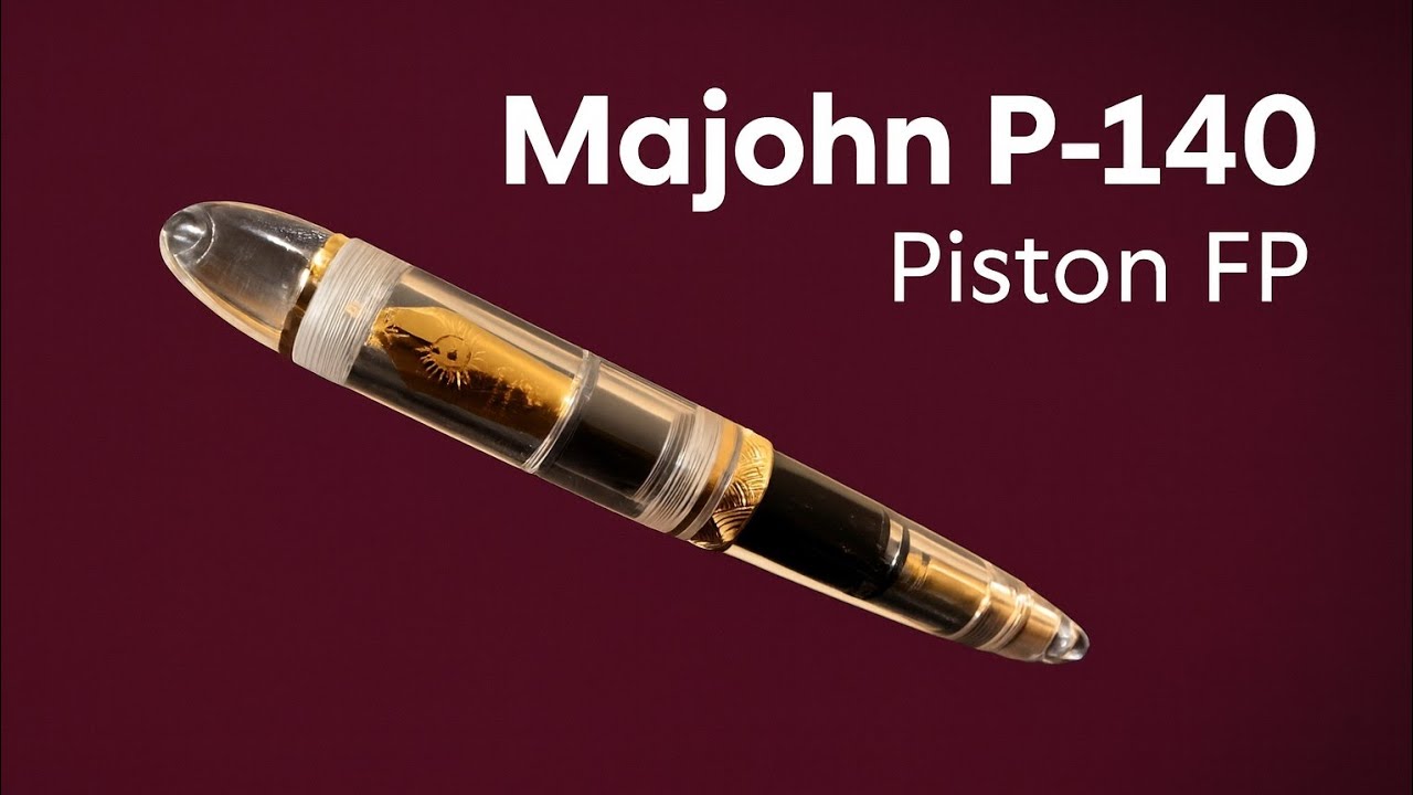 Moonman P-140 / Majohn P-140 | Перьевая ручка с поршневым механизмом заправки.