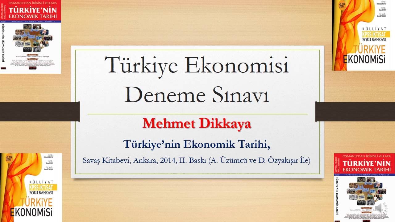 Türkiye Ekonomisi (25 Soru-25 Çözüm) KPSS Deneme