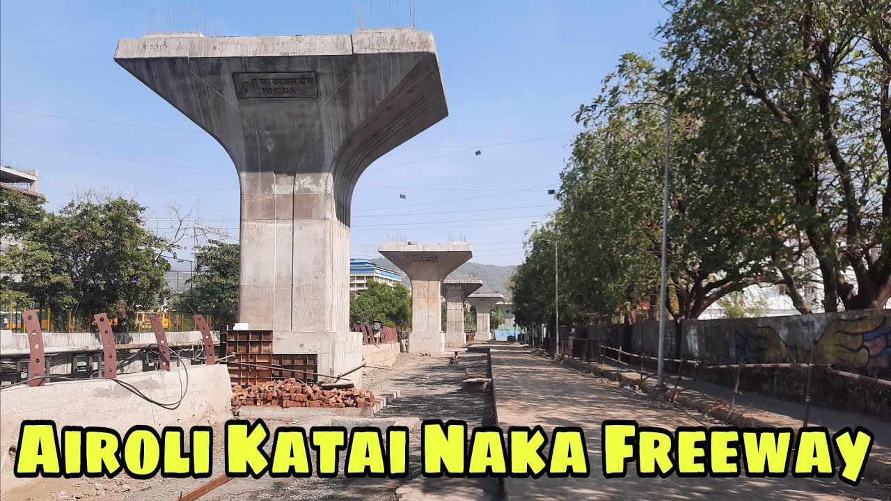 Airoli Katai Naka freeway latest update 2024 | Parsik tunnel | Shilphata katai Naka freeway