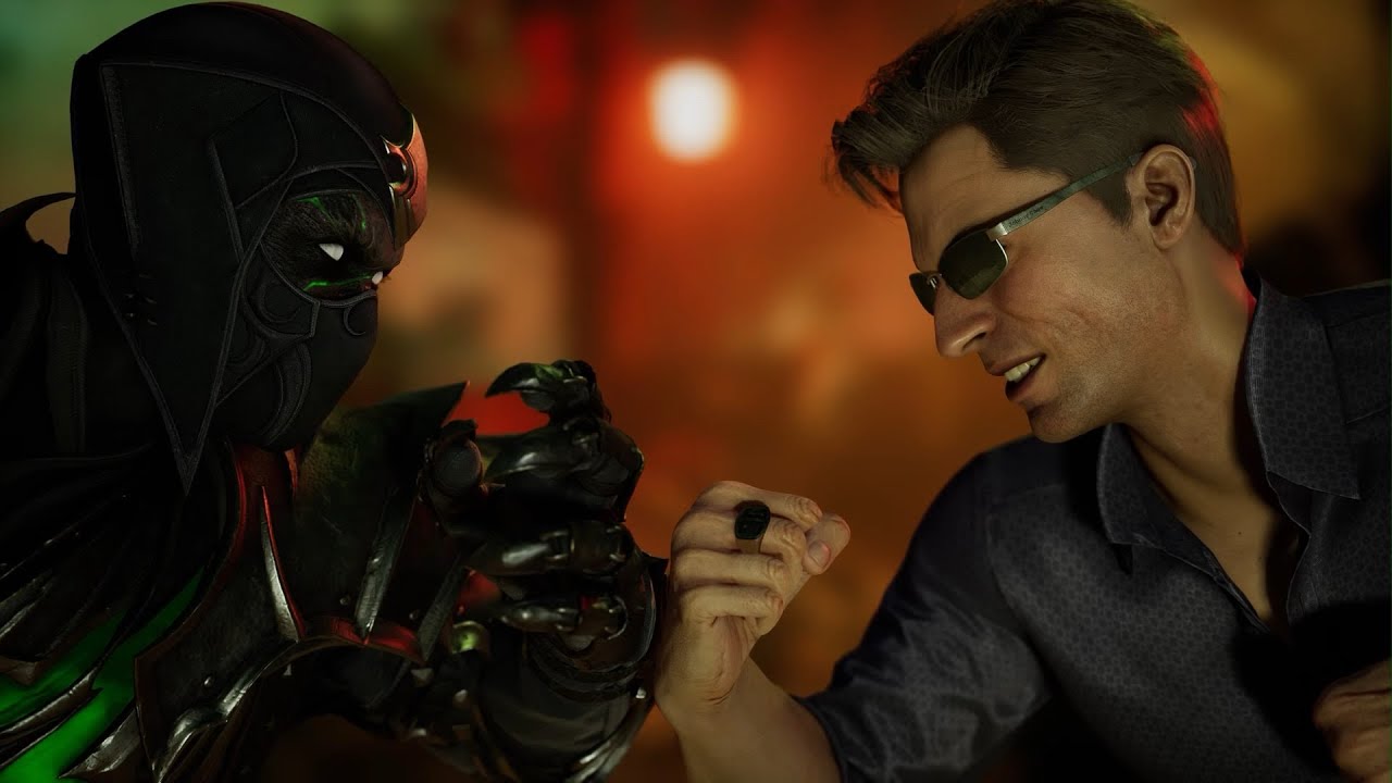 Mortal Kombat 1 - Noob Saibot vs Johnny Cage | All Intro/Interaction Dialogues