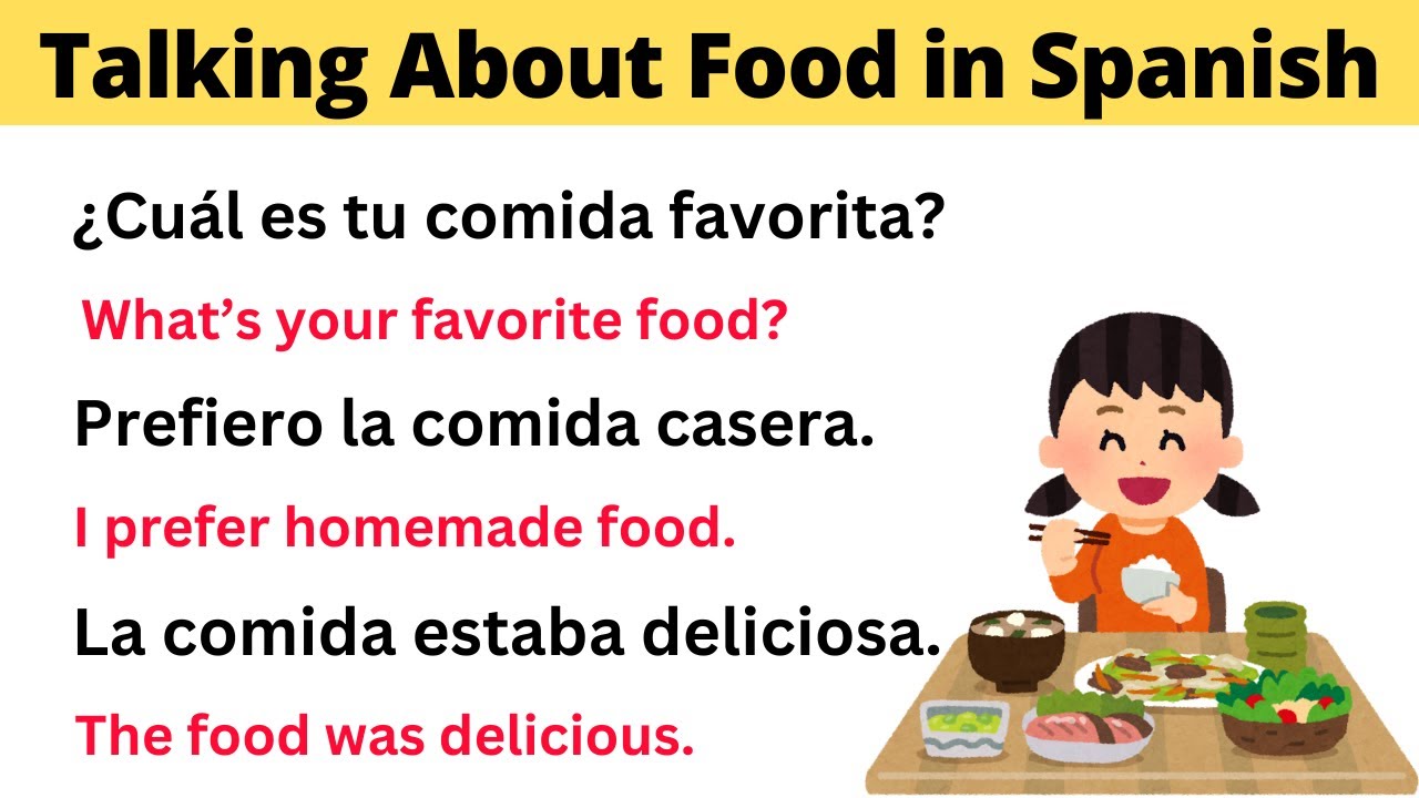 35 Essential Spanish Phrases for Talking About Food! 🍽️