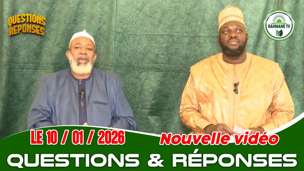 IMAM MAHMOUD KOUMA & DR AHMAD SANGARÉ : questions et réponses LE 10/ 01/ 2026
