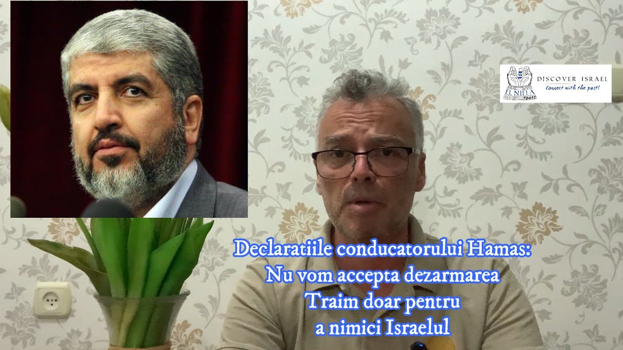Hamas a declarat din nou ca nu are de gand dezarmarea si traieste doar pentru a termina cu Israel