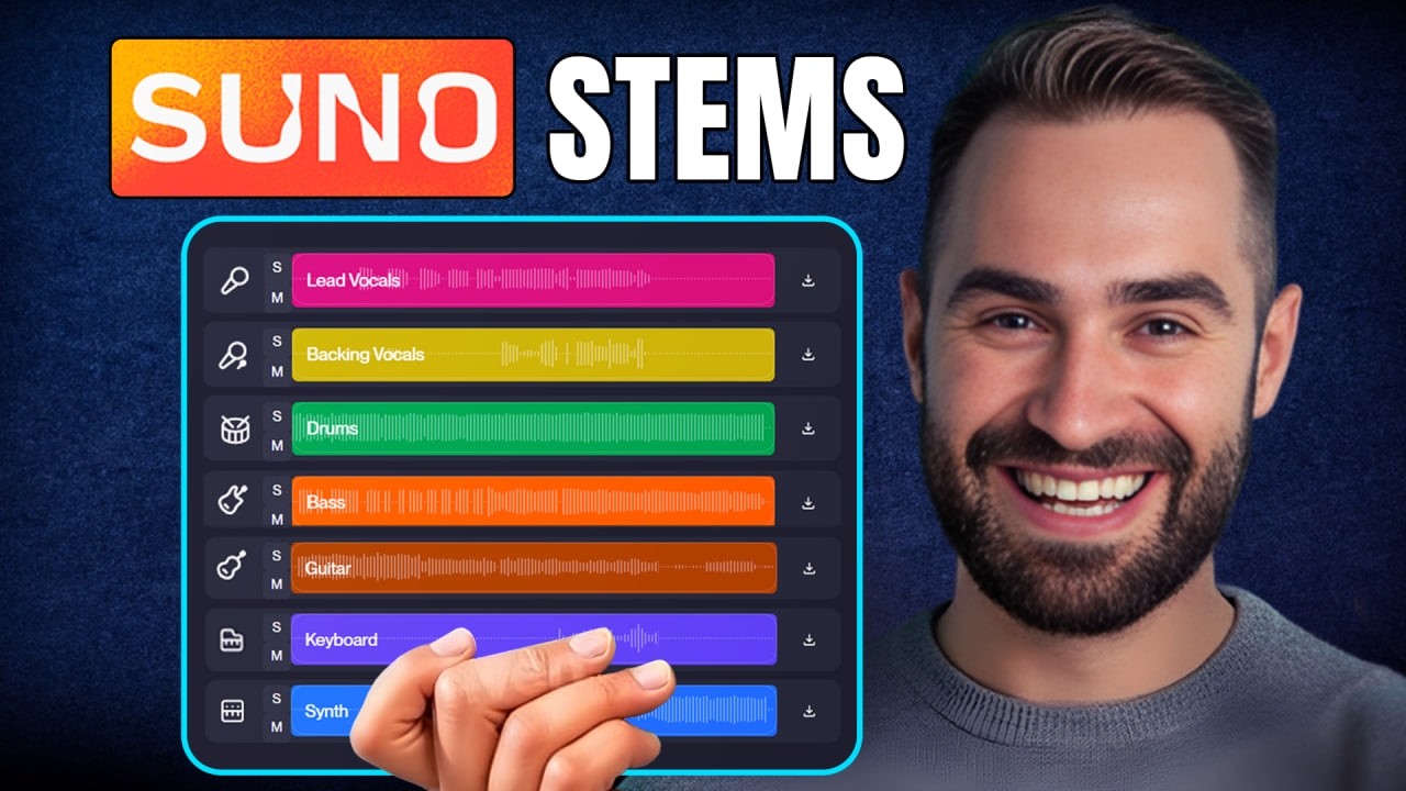 Suno AI "Stems" Tutorial: Separate Vocals & Instruments