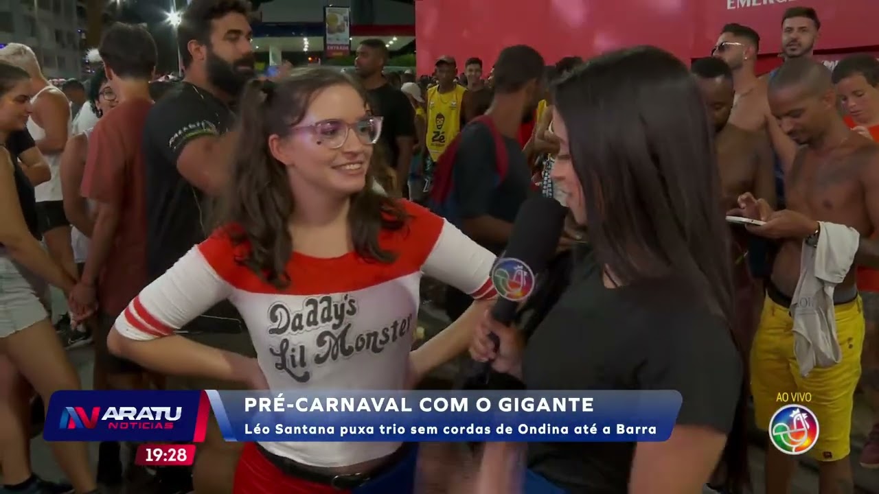 Pré - carnaval com o Gigante | ARATU NOTÍCIAS | TV ARATU