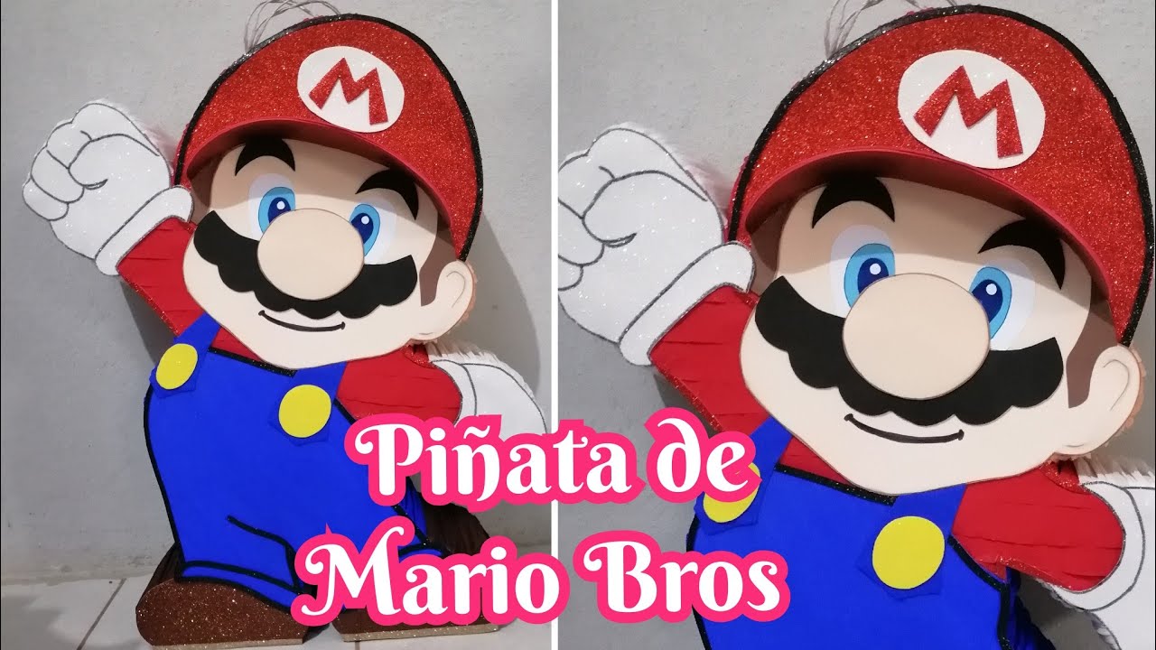 Cómo hacer piñata de Mario Bros