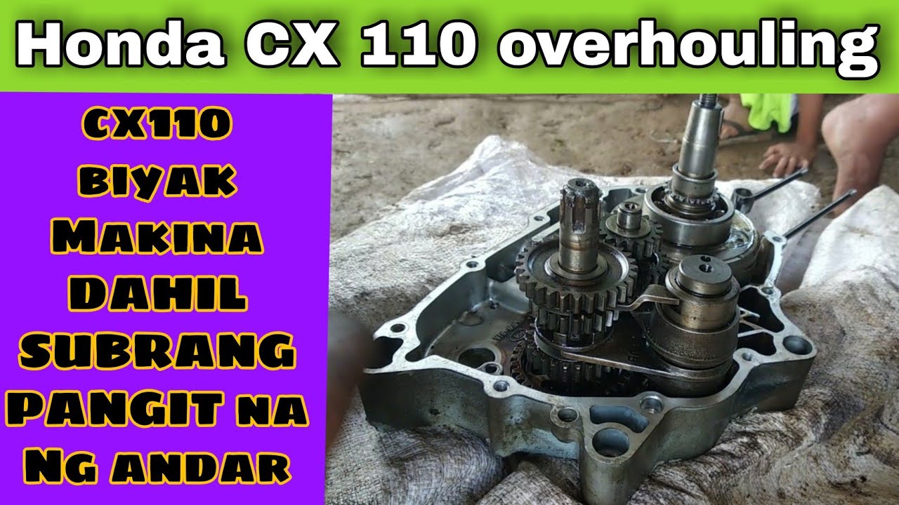 HONDA CX 110 OVERHAULING, DAHIL SUBRANG SAMA NA NG ANDAR NITO, PART 2 / Papachad TV