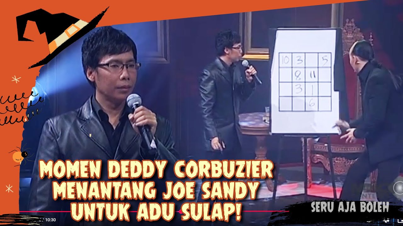 MOMEN DEDDY CORBUZIER MENANTANG JOE SANDY UNTUK ADU SULAP! - MASTER MENTALIST - MASTER MENTALIST