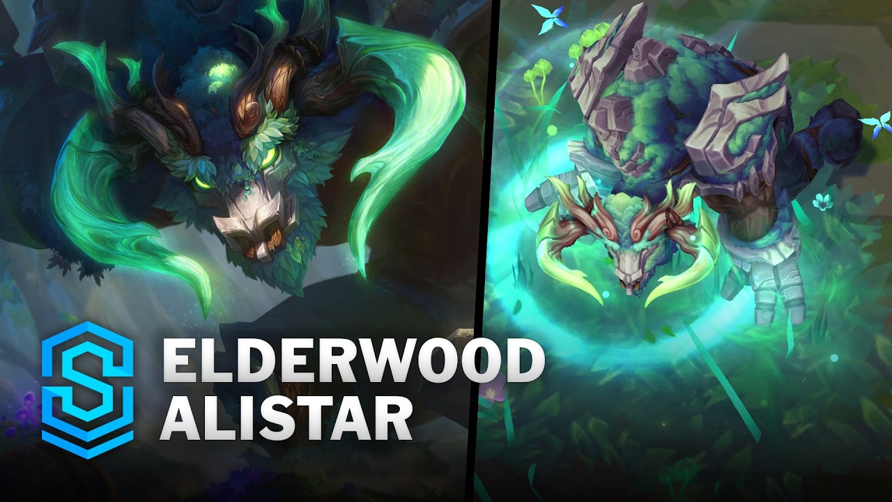 Elderwood Alistar Skin Spotlight - Pre-Release - PBE Preview - League of Legends