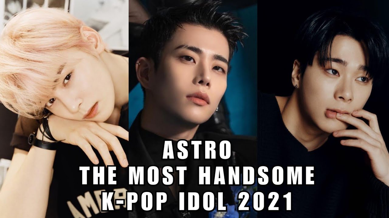 CONGRATULATION Cha Eun Woo ranked 1 in  THE MOST HANDSOME FACES OF  IDOL 2021 아스트로 차은우 엠제이 문빈
