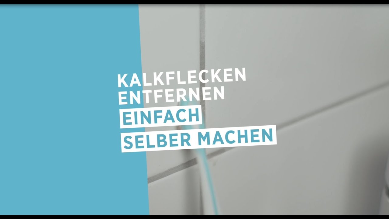 Kalkflecken einfach entfernen